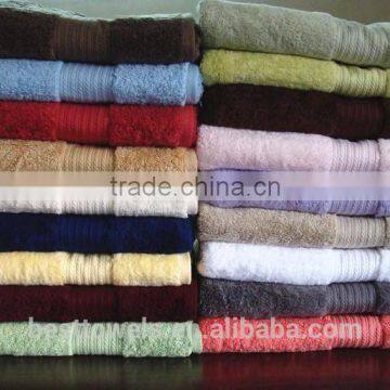 Hot selling long-staple cotton solid bath towel