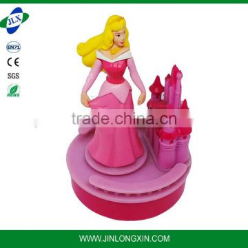 Cute shiny Princess castle Snow white Cartoon Figure doll made in Shenzhen