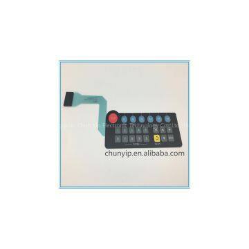 10pins membrane switch digital keyboard