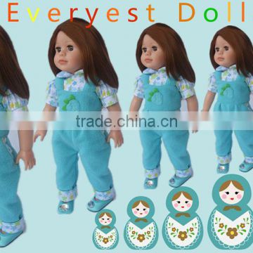 wholesale baby girl doll with blue outfits