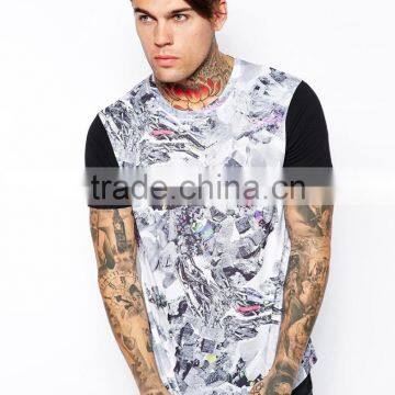 Fashion Colthing OEM O-Collar Men Printing T-Shirt