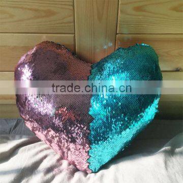 Mermaid Pillow Cases Magical Color Changing Sequin Throw Pillow Cover Magic Cushion photo-6