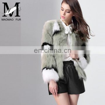 2016 Fashion New Design European Style Genuine Fox Fur Coat Vogue Fur Coat