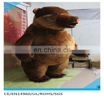 3 meter high inflatable polar bear costume/brown bear costume/adult polar bear costume