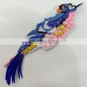 2017 Customized Fashion Sew on Embroidery Sequin Patch/applique for Garment/shoe photo-4