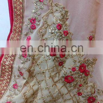 2017 Royal Occasion Wear Semi-Stitched Straight Cut Style Salwar Kameez (salwar Kameez Suits) photo-4