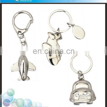 High quality promotional custom souvenir airplane keychain