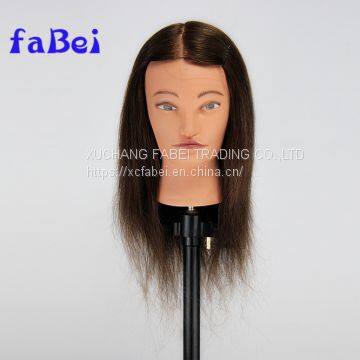 Factory Wholesale Human Hair Male Training Mannequin Head With Human Hair