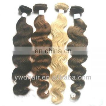 Bosin Brazilian hair weave blonde and brown color