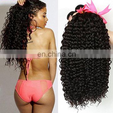 Brazilian hair in dubai 3 bundles with closure kinky hair