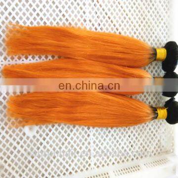 new products for direct sales orange straight brazilian hair