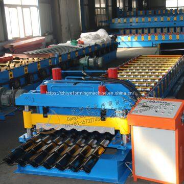 PLC Controlled GI Glazed Steel Cold Roll Forming Machine photo-5