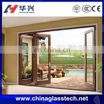 CE certificate aluminium proflie insulated glass doors and pictures