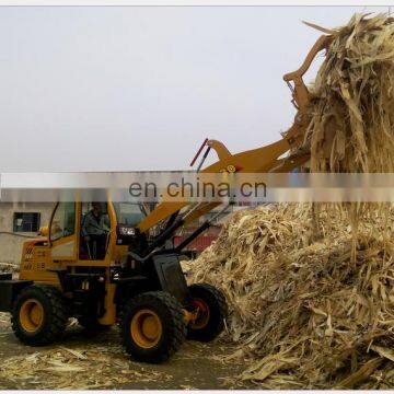 Long arm sugar cane grab loader