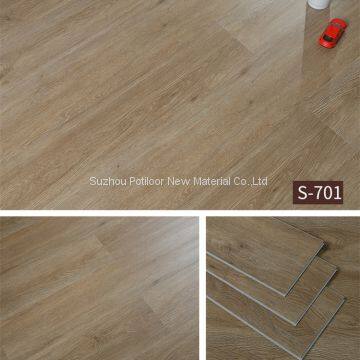 plastic flooring sheet tiles slotted click lock 5.0mm thickness 0.15mm wear layer