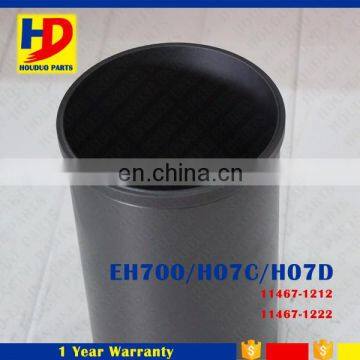 Diesel Engine Spare Parts EH700 H07C H07D For Hino Cylinder Liner 11467-1212 11467-1222