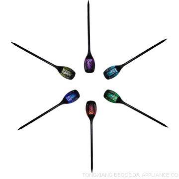 Solar Flame Flickering Lamp Torch with colour changing,Outdoor Waterproof Landscape Decoration Lighting