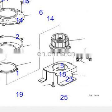 QIANYU ND116340-3860 ND1163403860 Blower Motor For PC1250 Pc400 Pc200 Excavator Swing Fan Motor photo-4