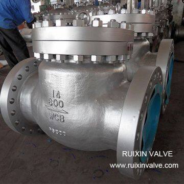 China Supplier Manufacturer API 6D/BS1868 Swing Check Valve Stainless Steel Bolted Bonnet
