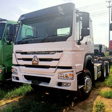 Sinotruk Howo 6x4 Tractor Head 371hp Horse RHD Prime Mover for Trailers for Zambia