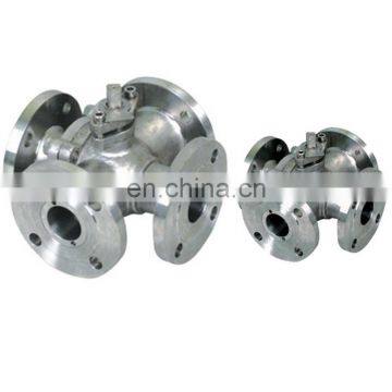 Carbon Steel Straight Type Flange Fixed Ball Valve