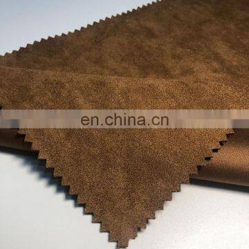 Hot Sale 100% Polyester Brushed Woven Warp Suede Fabric for Upholstery and Sofa photo-3