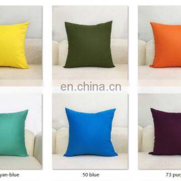 Amazon Hot Sale RAWHOUSE 45cm x 45cm Plain Cushion Cover Cotton for Sofa photo-4