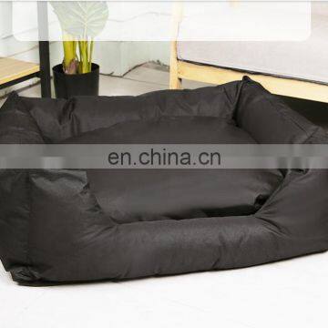 Luxury Dog Bed Machine Washable Rectangle Pet Bed Breathable Soft Fabric With Nonskid Bottom photo-2