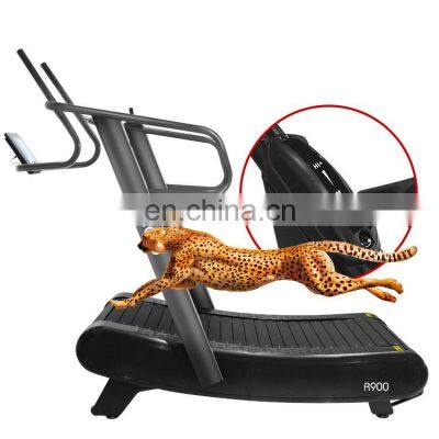 gym equipment for commercial use athletic trainer treadmill popular eco-friendly curved treadmill & air runner best price guaran