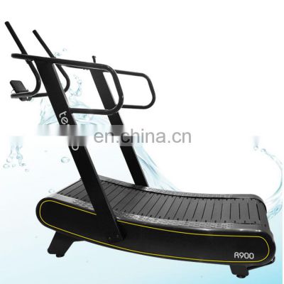 running machine for HIIT Training with convenient speed control low price guarantee equipment Curved treadmill & air runner