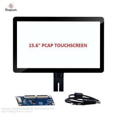 Industrial Transparent ILITEK EETI Chip USB 15 15.6 Inch Customize Pcap Capacitive Touch Screen Overlay Kit photo-3