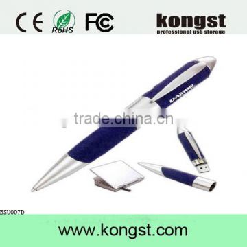 Hottest metal pen shape usb flash drive customized your logo OEM usb flash pen drive Accept Paypal