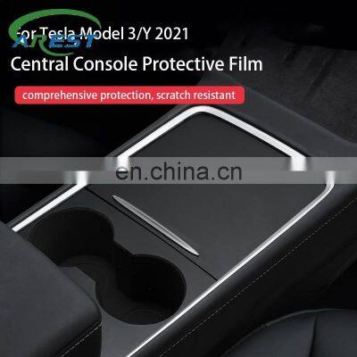 Car Central Control Panel Protective Patch for Tesla Model 3 2021 Central Console Protection Film for Tesla Model 3/Y Dropship