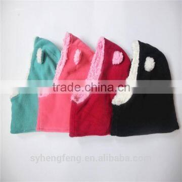 2015 fashion style polar fleece hat