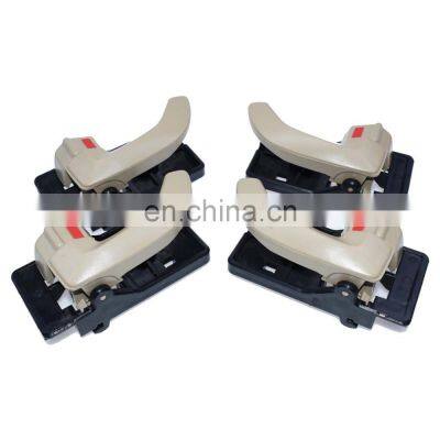 4Pcs Interior Door Handle Left & Right LH RH For 2005-09 Hyundai Tucson 826202E000J9,82610-2E000