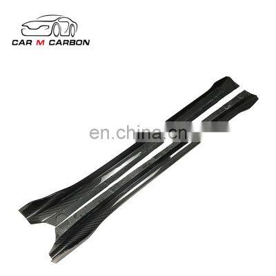 Model 3 Skirt Car Carbon Fiber Side Skirt Fit for Model 3 Side Skirt Car Extension photo-4