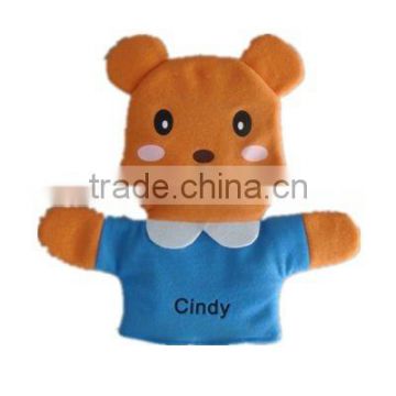 Cheap bear plush hand puppet