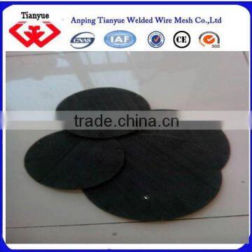 black wire filter disc