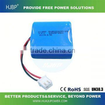 high quality best price INR22430 Li-ion battery pack 7.4V 2000mah battery