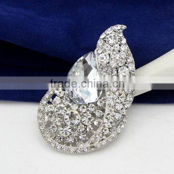 wholsale fashion silver gold crystal rhinestone diamond pearl rhinestone brooch