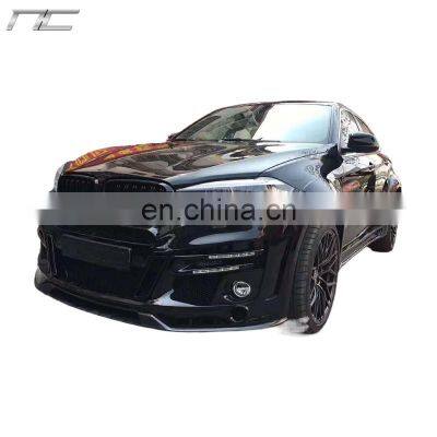 LUMA Style body kit With Front Rear Bumper Fender Wheel Eyebrow Engine Hood Bonnet For BMW X6 F16