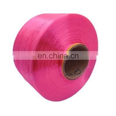 Colorful Polyester Yarn 100% Polyester FDY Yarn for Knitting