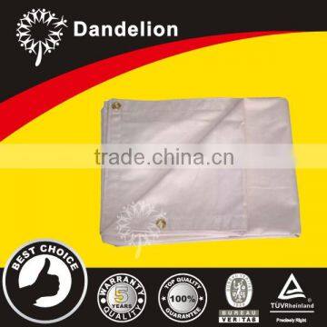 10*12ft Waterproof White PE Fire Retardant Poly Tarp