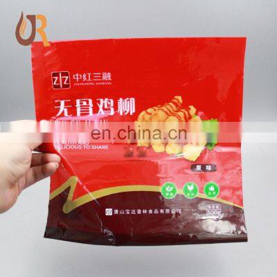 PA/PE vacuum storage bag Flexible Vacuum sealed plastic frozen food packaging freezer bag