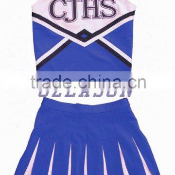 High Quality Cheer Leader One Piece Dance Costume Plus Size Sleeveless Cheerleading Uniform photo-3