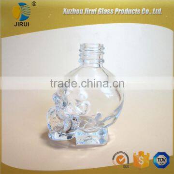 30ml skull essential oil bottle with glass dropper