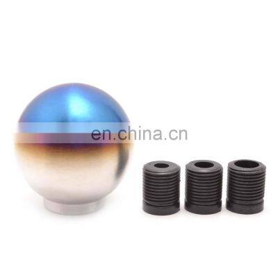 Titanium Blue round Shift Knob