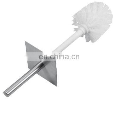 bathroom accessories plastic toilet cleaning brush with white brush head