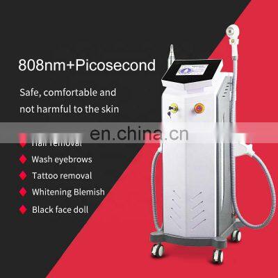 808 Diode Laser Hair Removal Device 755nm Picosecond Laser Skin Rejuvenation Tattoo Removal Black Face Doll Beauty Equipment