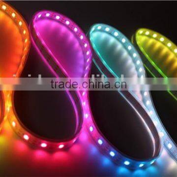 5050 SMD 30/60LED/M RGB Full Color Dream Color WS2812 LED Strip Light With IP67 Waterproof Tube photo-6